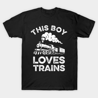 This Boy Loves Trains T-Shirt